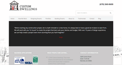 Desktop Screenshot of customdwellings.com