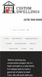 Mobile Screenshot of customdwellings.com